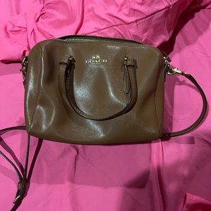 Tan coach crossbody